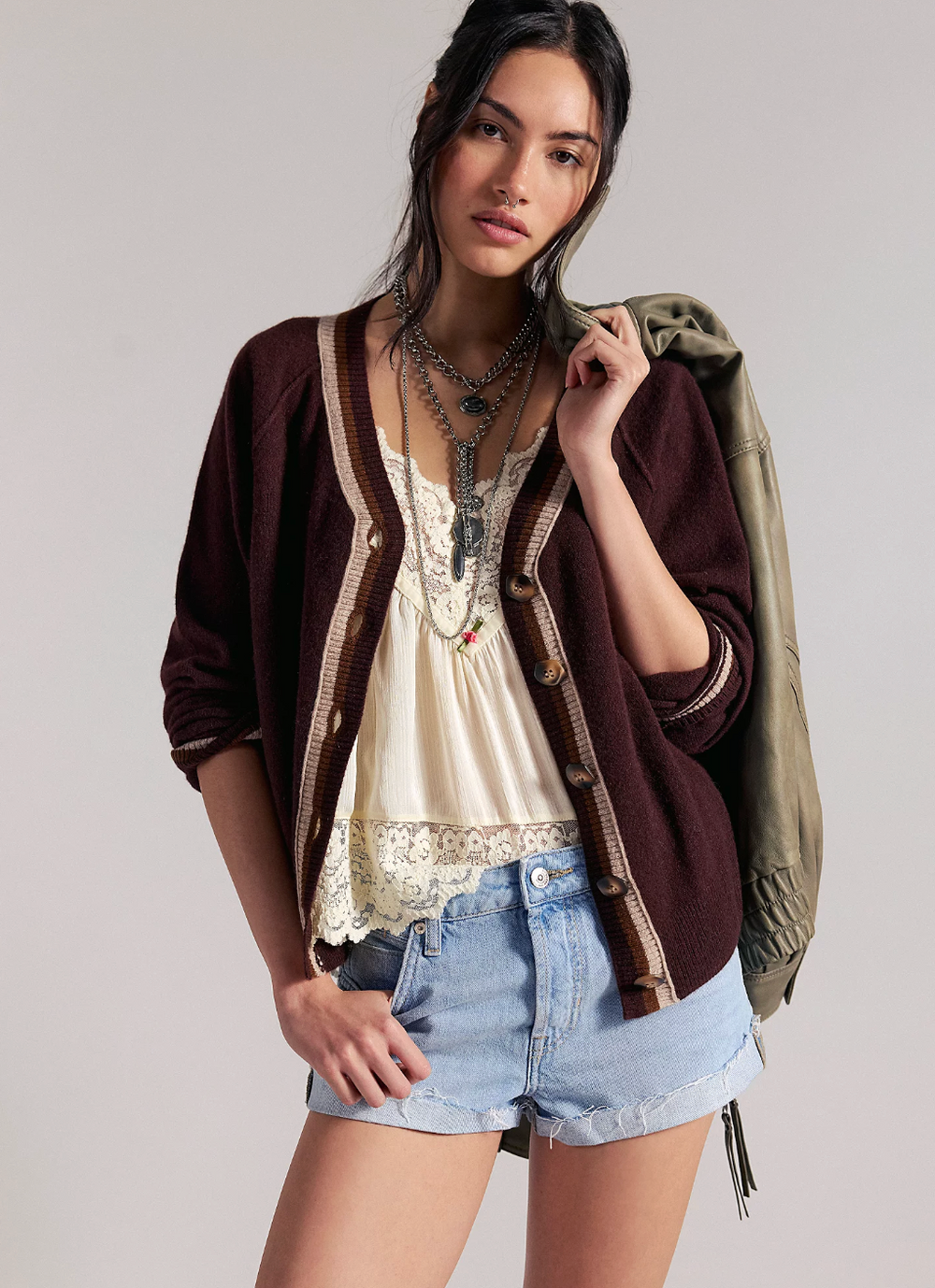 We the Free People Cali Cuffed denim Jean Shorts