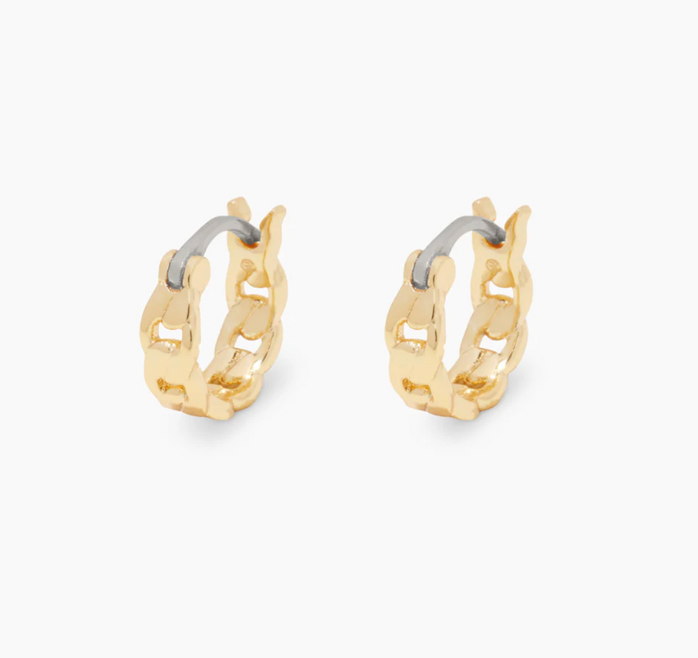gorjana Wilder Gold Huggie Earrings