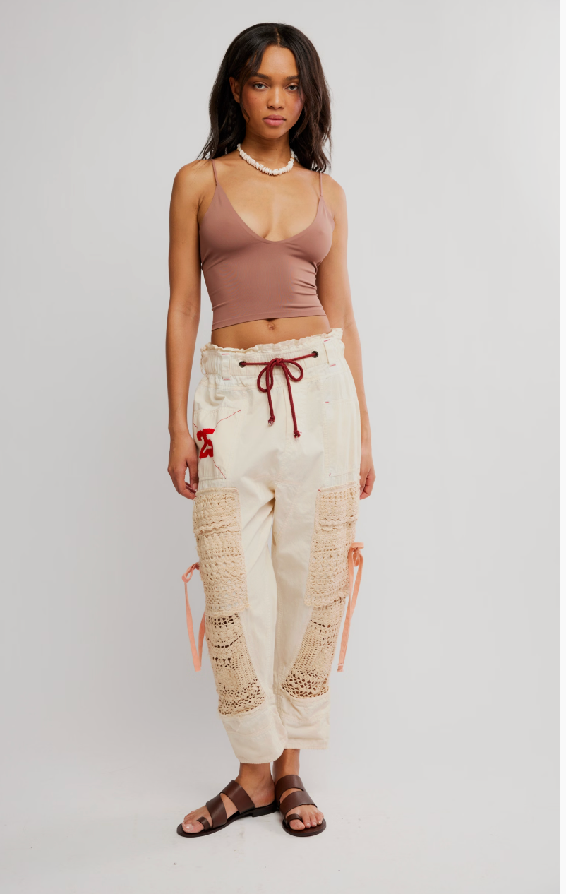 Free People Round Two Skinny Strap Stretch Cami