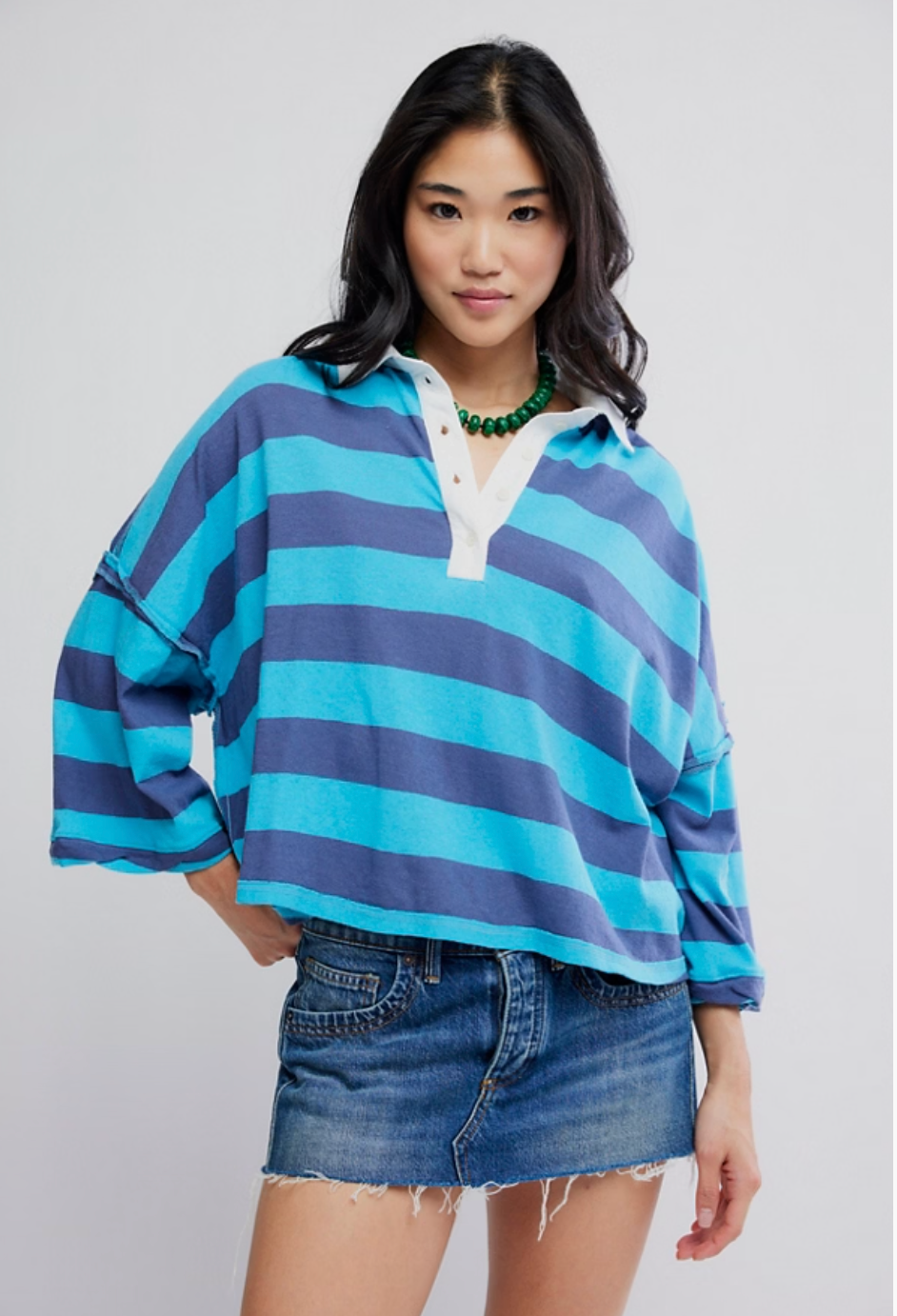 Free People Auggie Rugby Tee