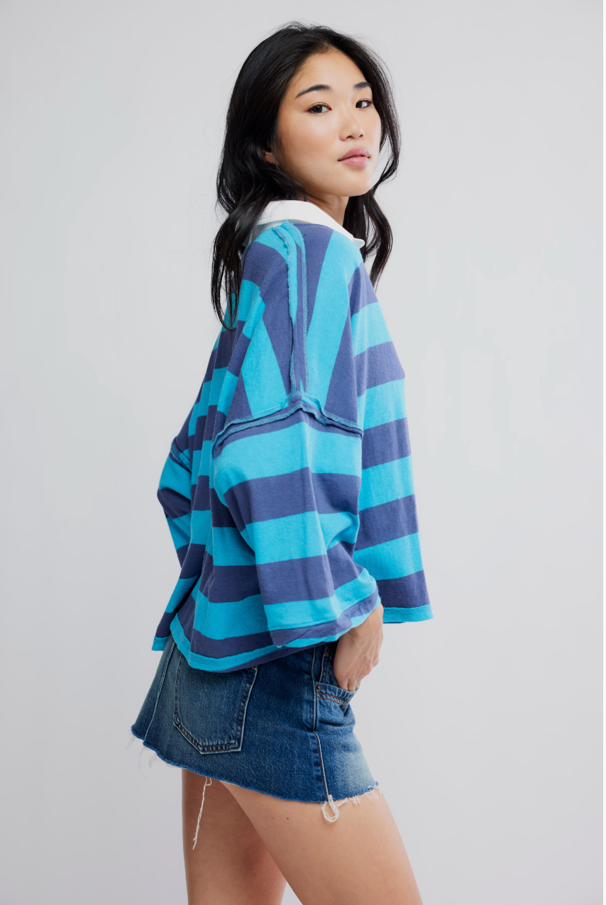 Free People Auggie Rugby Tee