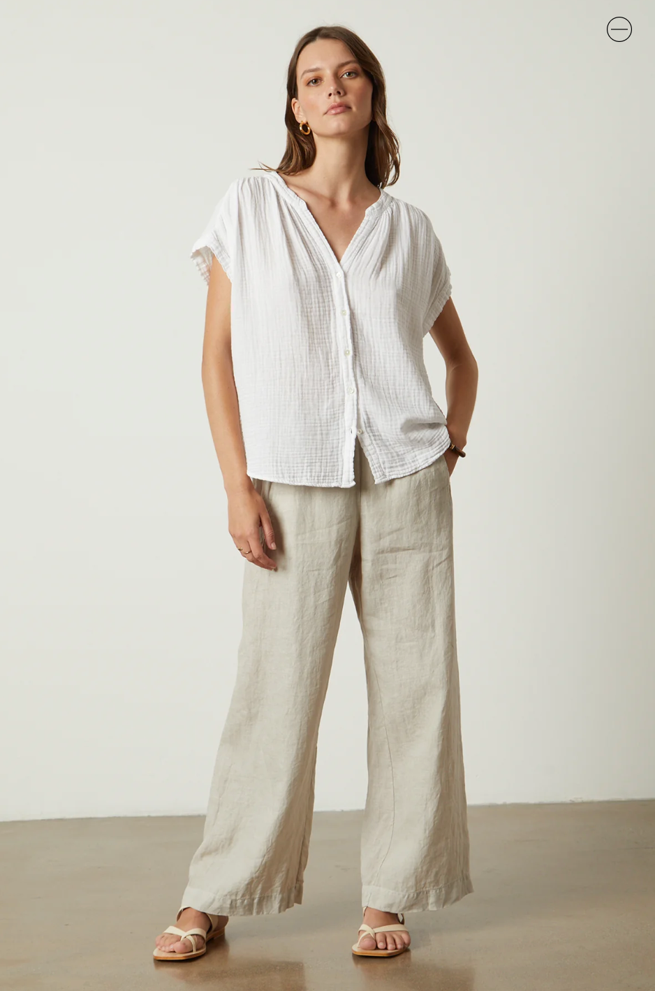 Velvet by Graham & Spencer Lola Linen Pants