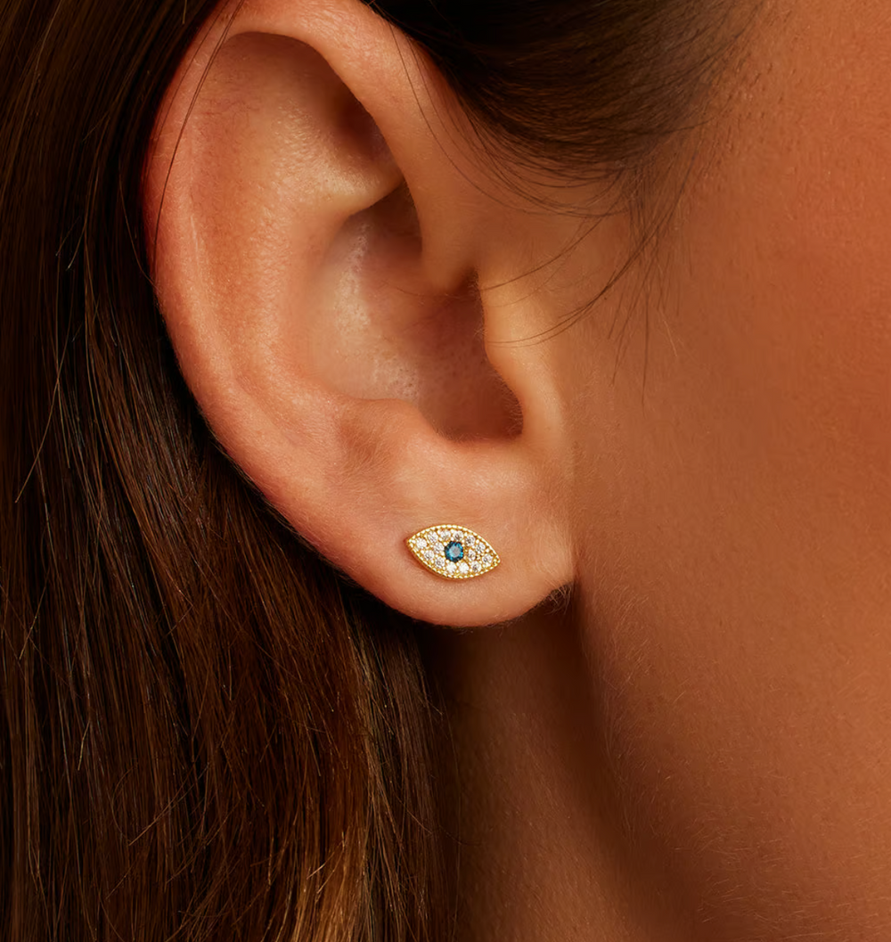 gorjana Evil Eye Single Stud Earring