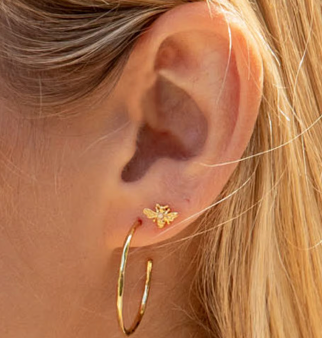 gorjana Gold Bee Single Stud Earring