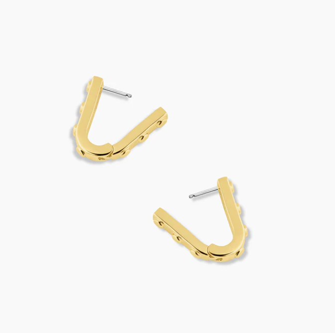 gorjana Asher Hoop Earrings in Gold