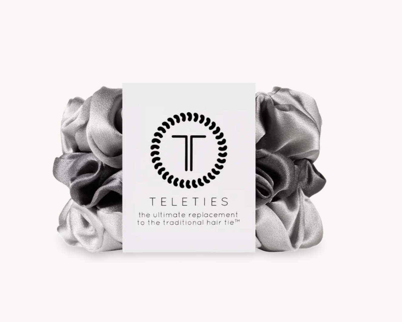 Teleties Silk Scrunchies - 3 pack