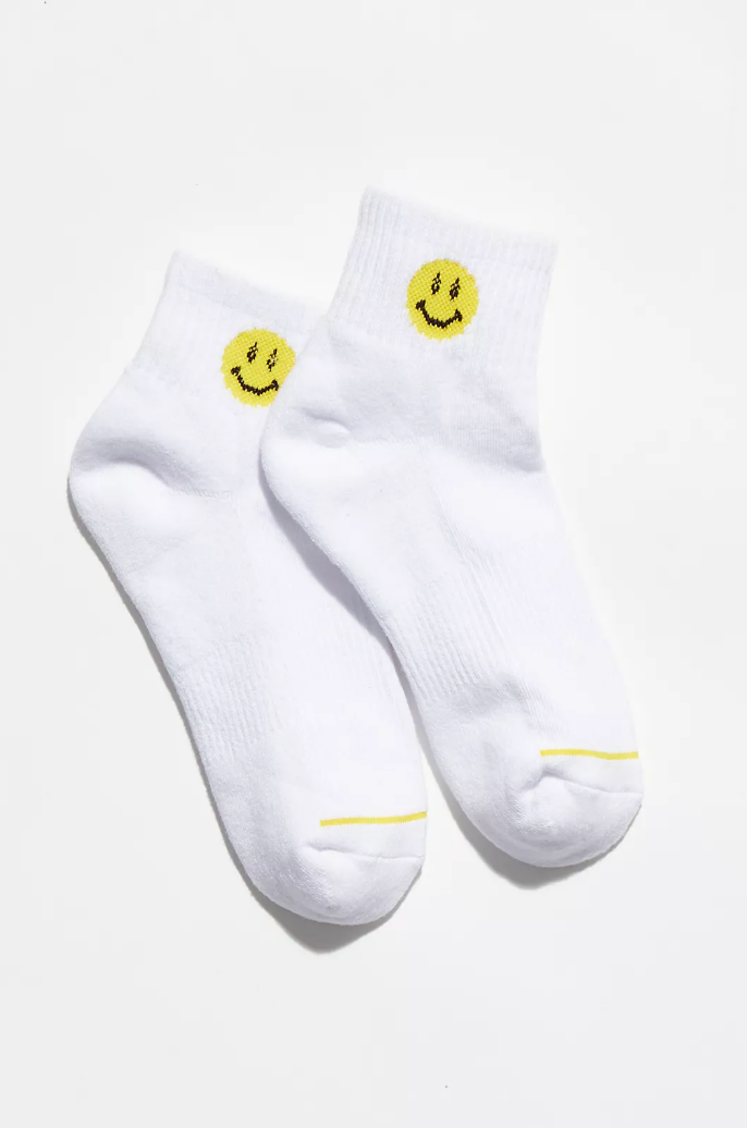 Free People Movement Smiling Buti Ankle Sneaker Socks singles