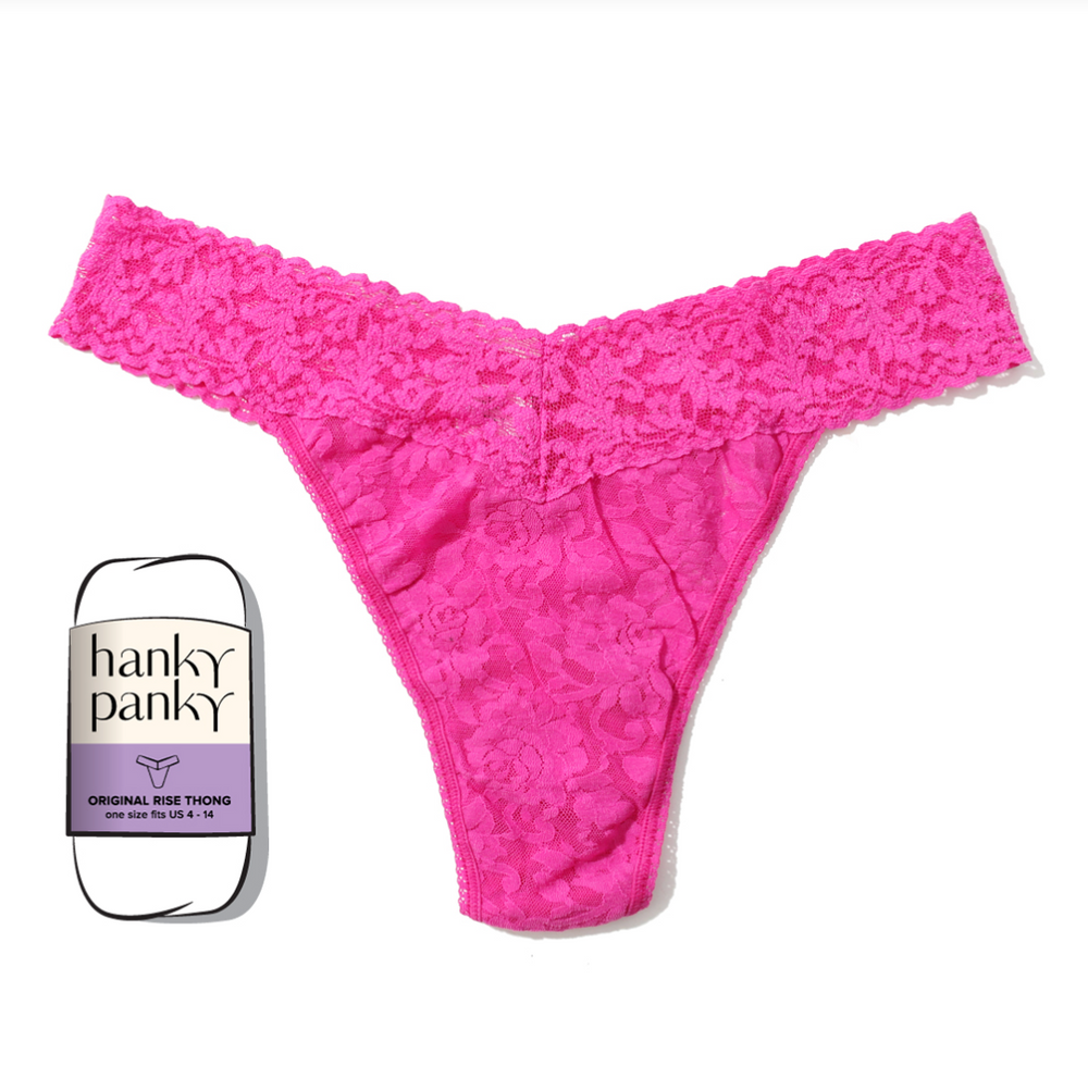 Hanky Panky Original Rise Signature Stretch Lace Thong