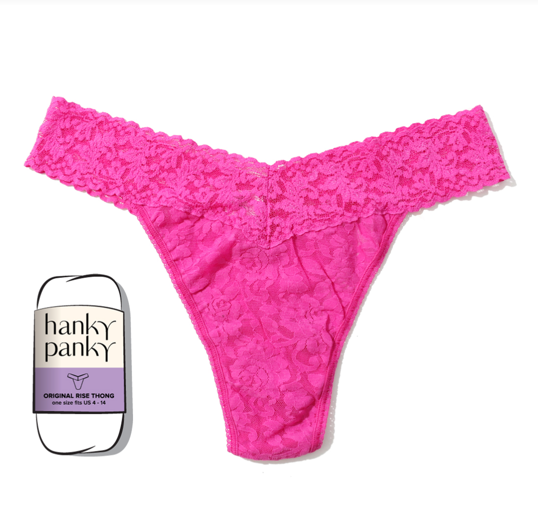 Hanky Panky Original Rise Signature Stretch Lace Thong