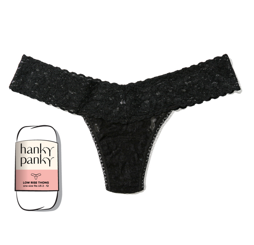 Hanky Panky Signature Stretch Lace Low Rise Thongs