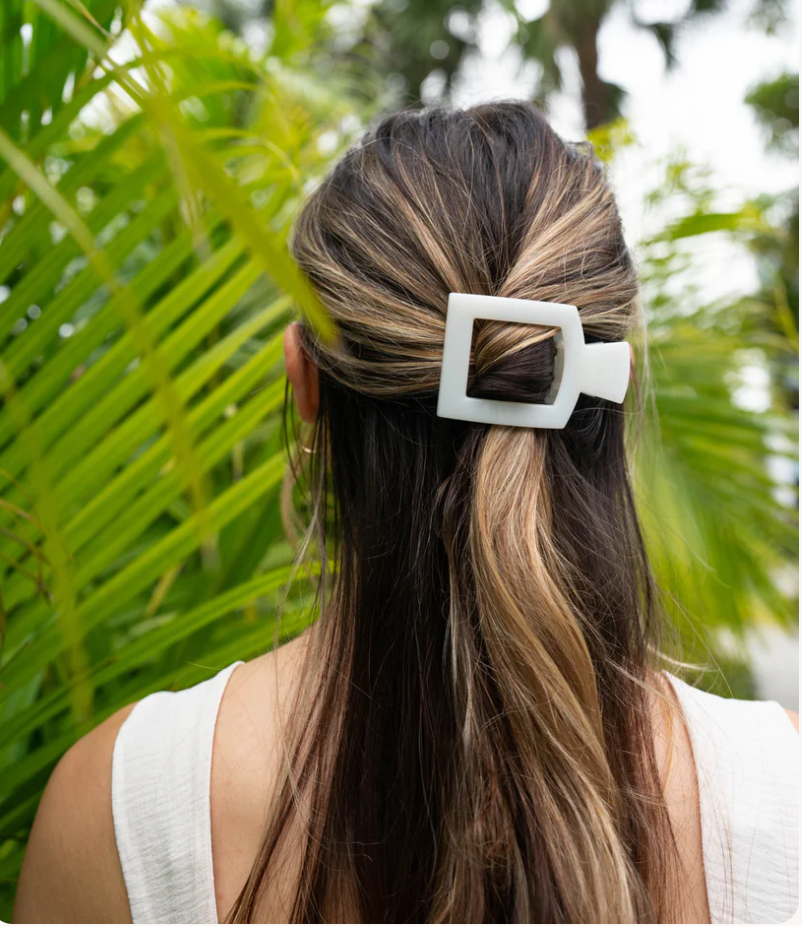 Teleties Flat Square Hair Claw Clips
