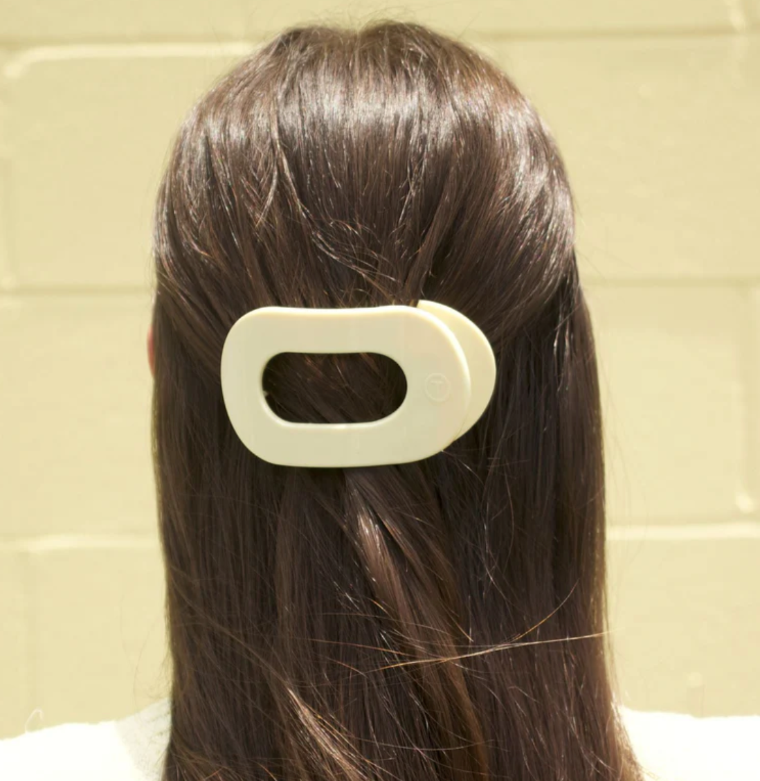 Teleties Flat Round Hair Claw Clips