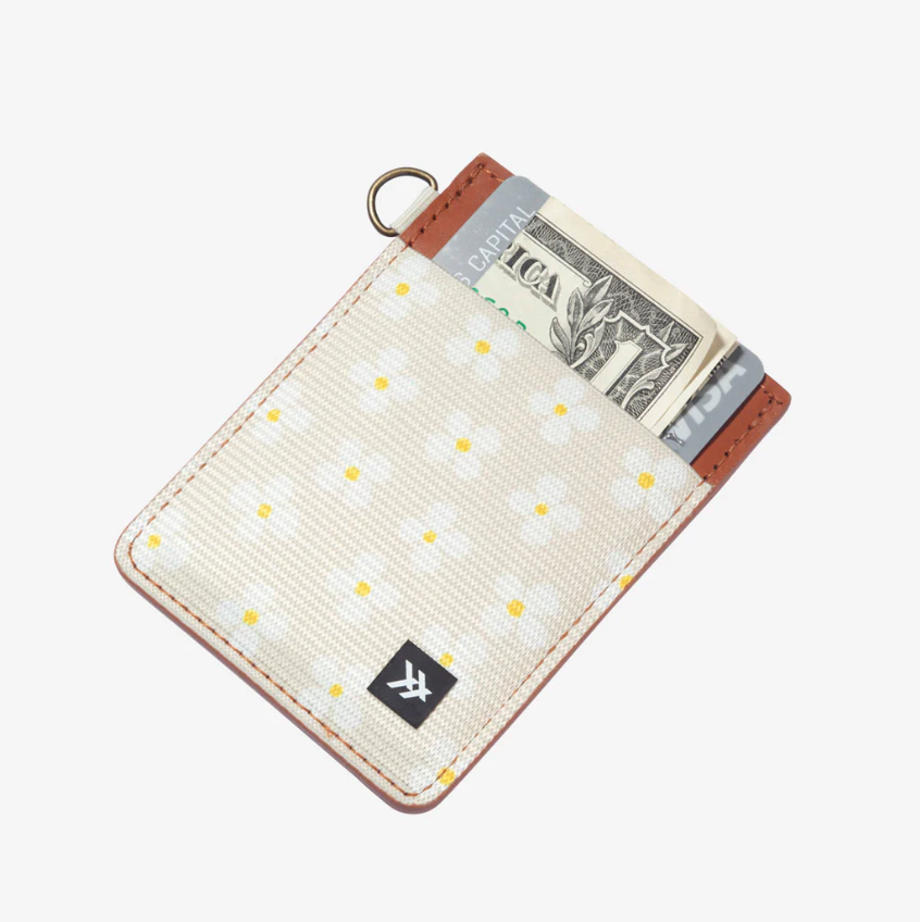 Thread Wallets RFID Secure Leather Vertical Card Wallet