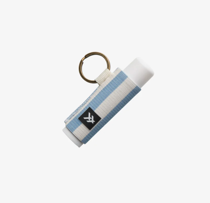 Thread Wallets Elastic Lip Balm holder Keychain