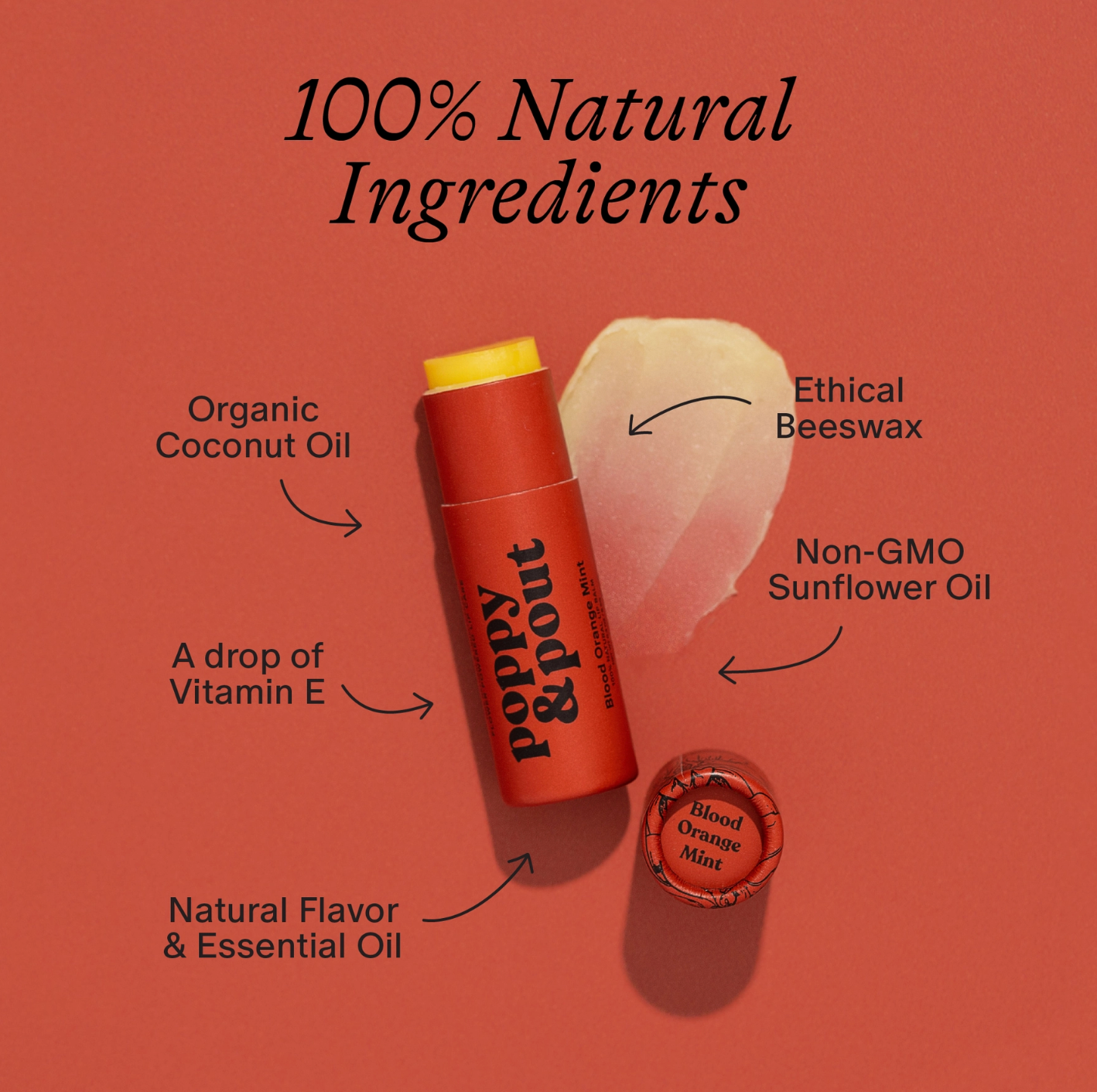 Poppy & Pout Scented Oil Lip Balms