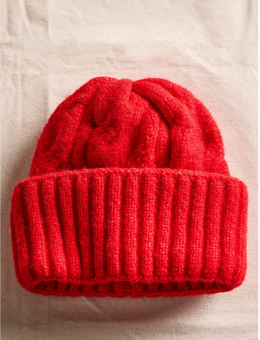 Free People Stretch Knit Coast Line Beanie Winter Hat