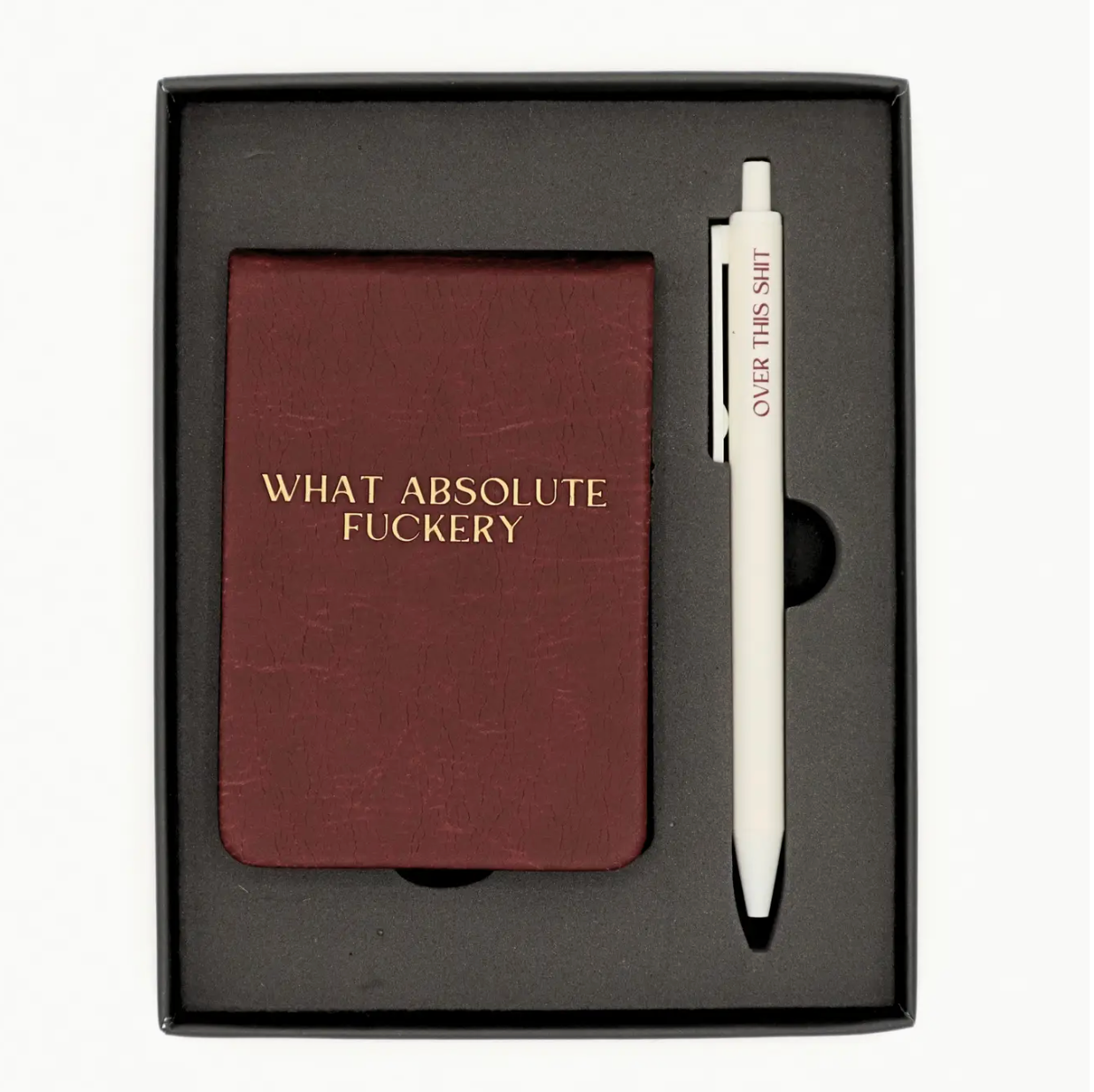 Funny Pocket Journal & Pen Box Set