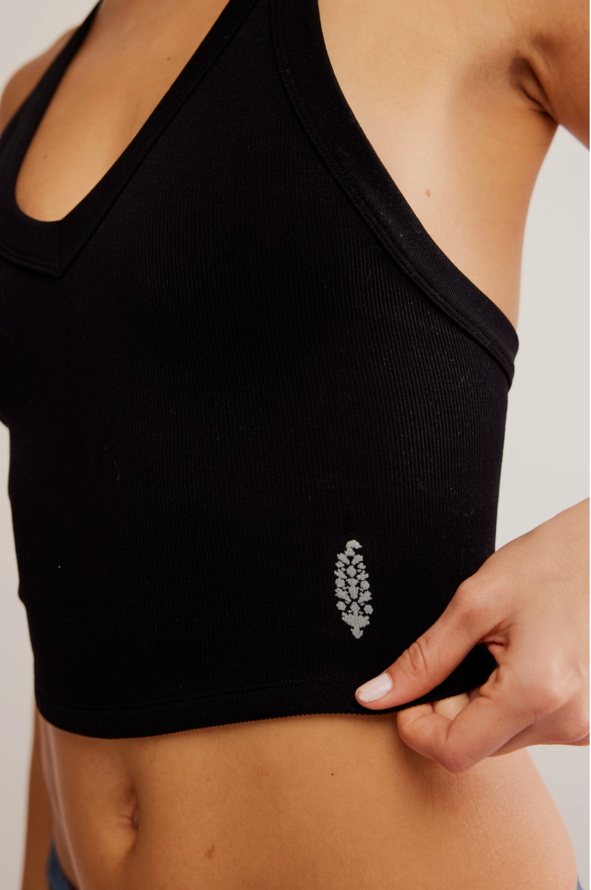 Free People Movement All Clear V Neck Cami Sports Bra