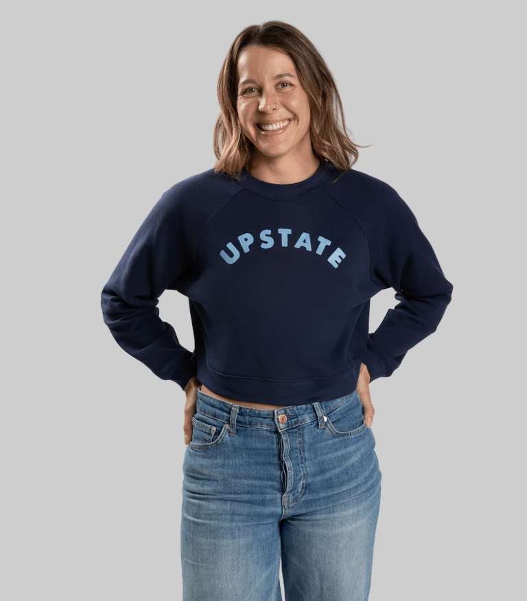 UPSTATE Arch Crop Crewneck