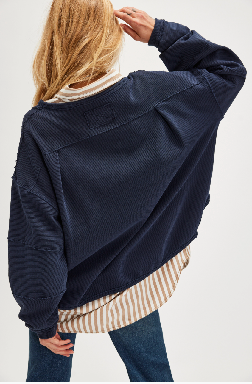 We the Free People Total Eclipse Long Sleeve thermal tee