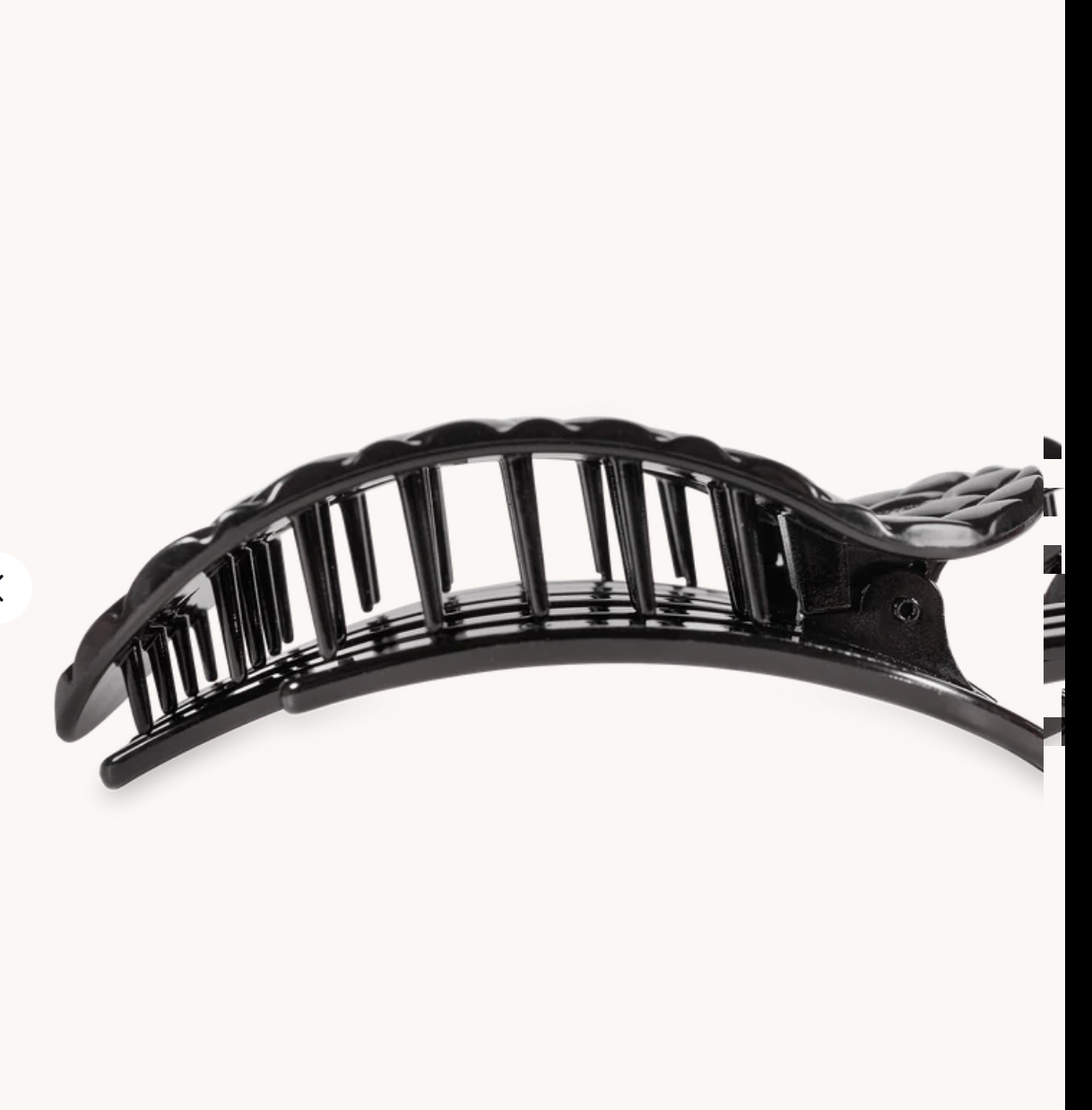 Teleties Flat Round Hair Claw Clips