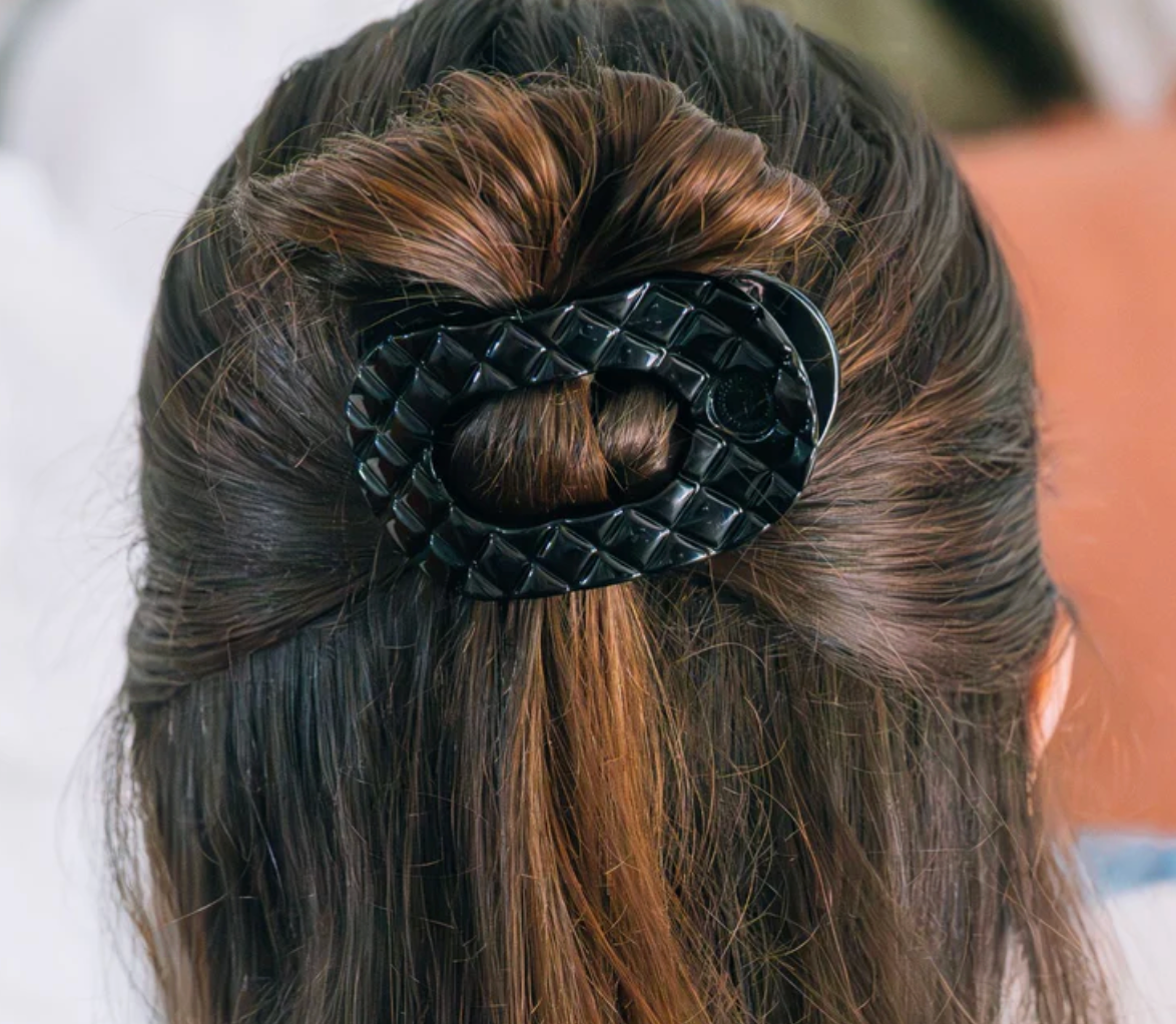 Teleties Flat Round Hair Claw Clips