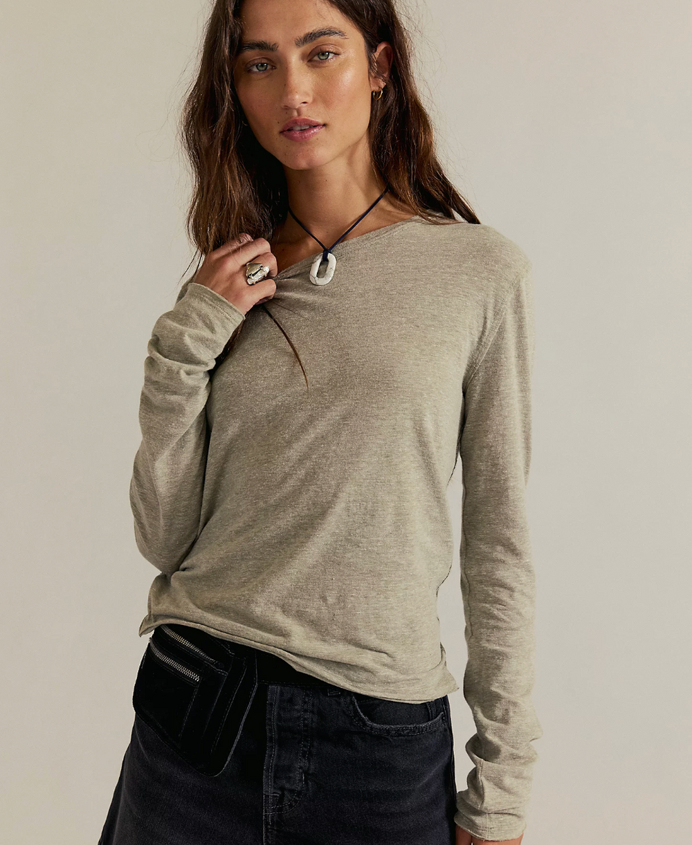 Free People Nova Long Sleeve tee