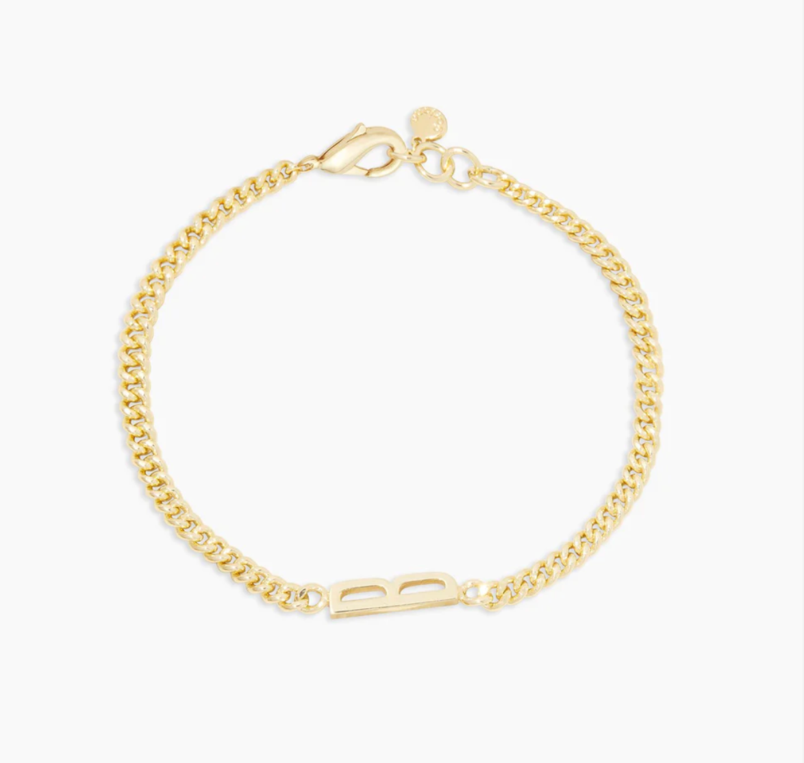 Gorjana Gold Wilder Alphabet Initial Bracelet