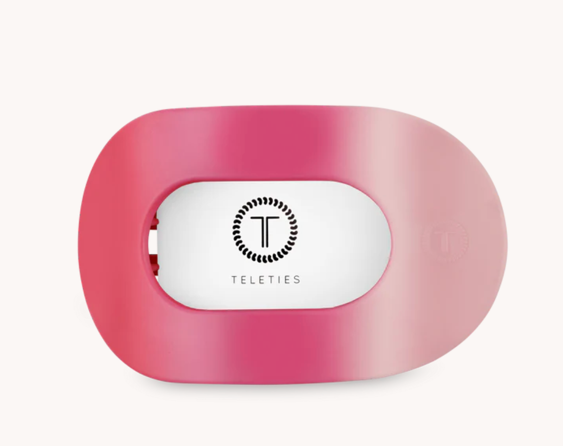 Teleties Flat Round Hair Claw Clips