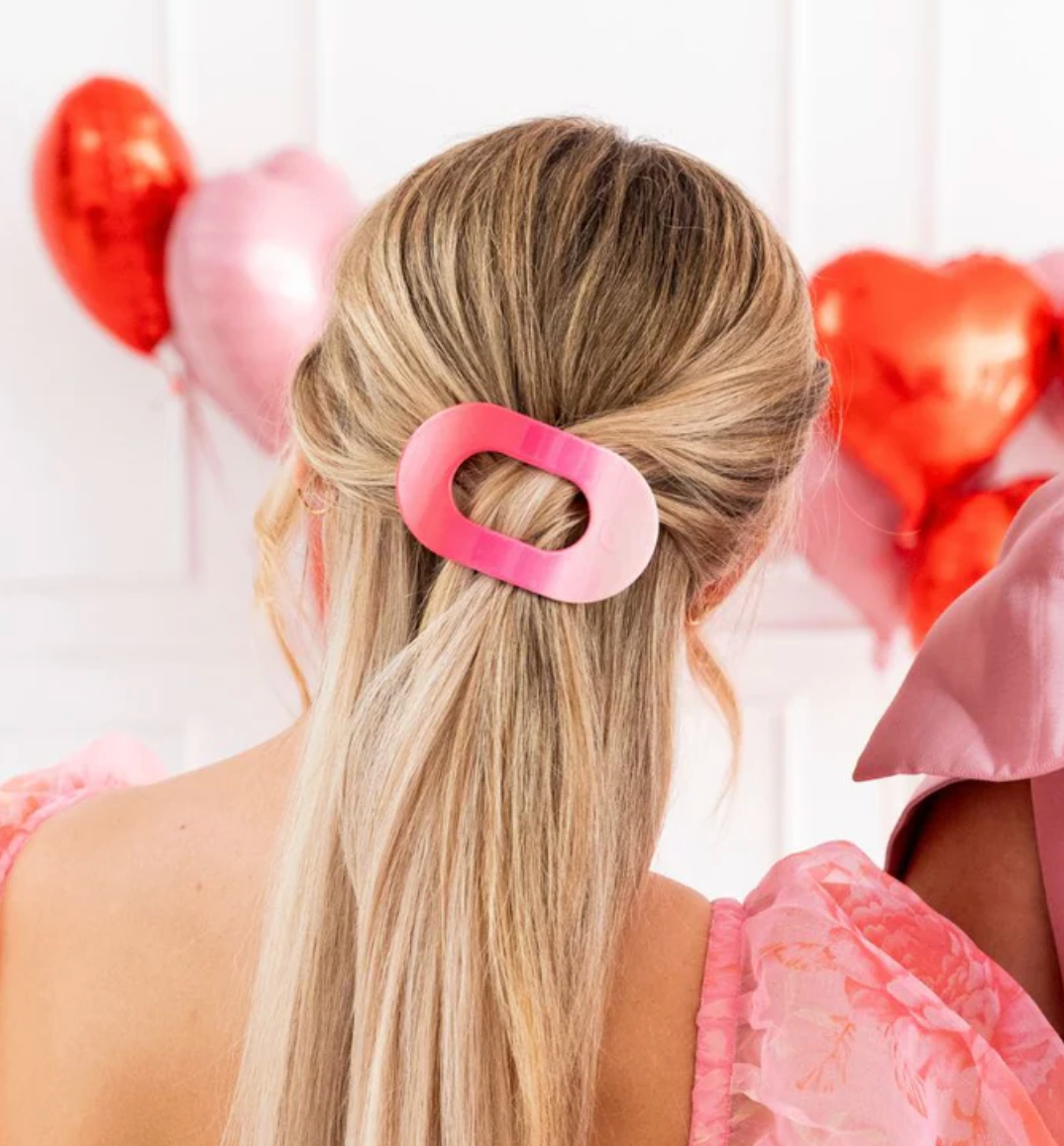 Teleties Flat Round Hair Claw Clips