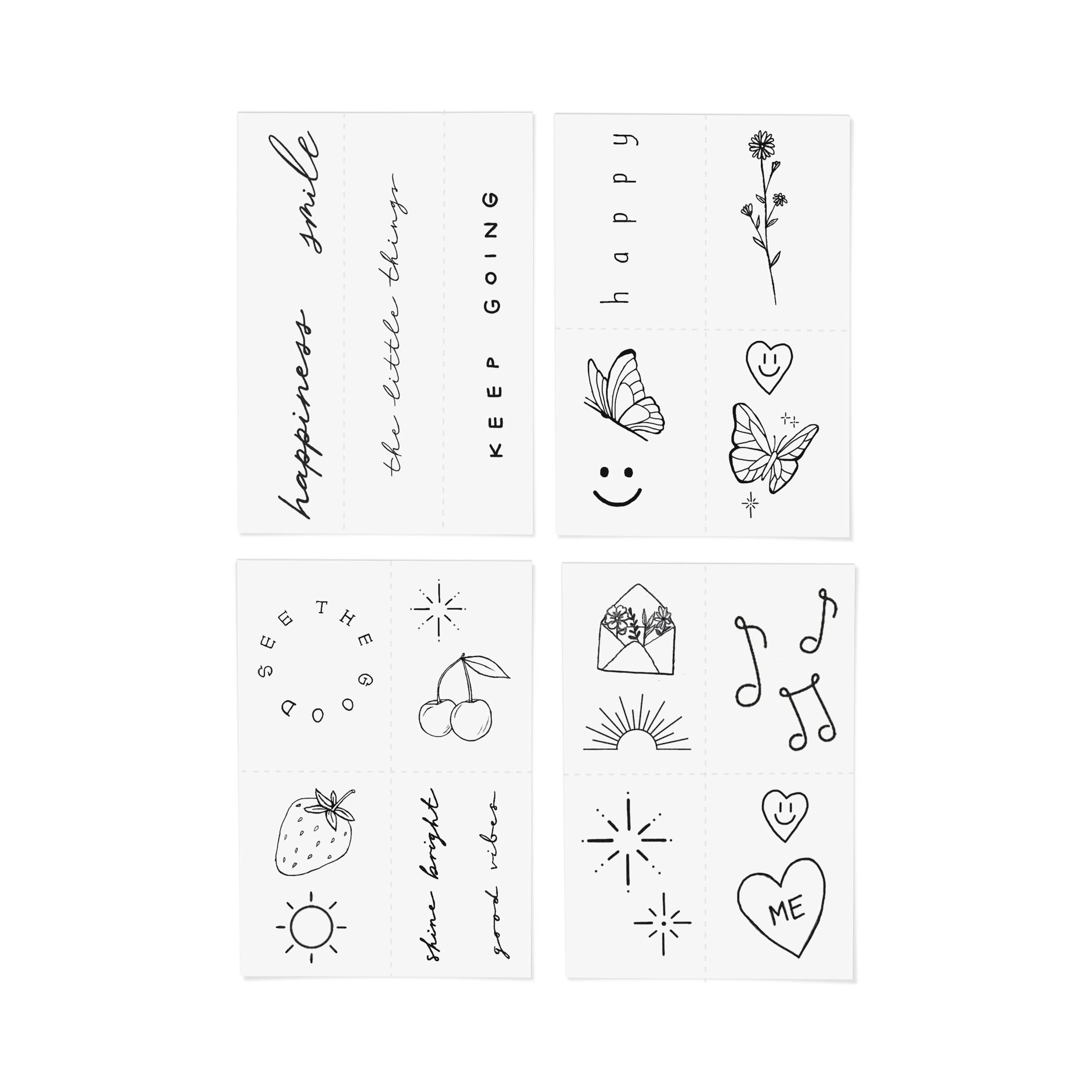 INKED by Dani - Feel Good Temporary Tattoo Pack