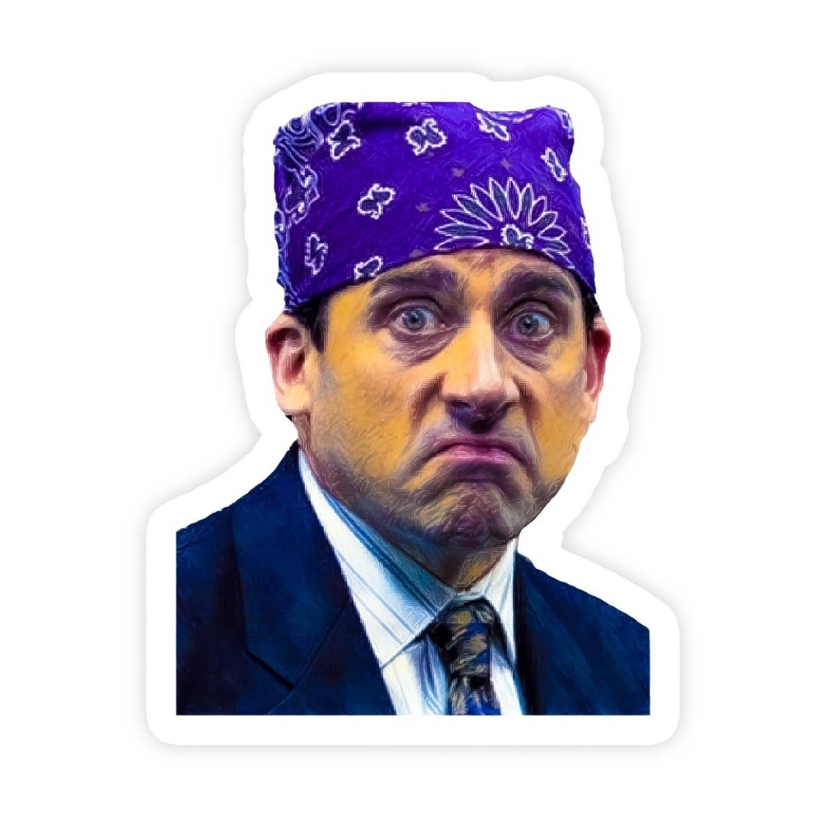 Sticker Bull - Prison Mike The Office Sticker, Funny Meme Sticker, The Office Sticker, The Office TV Show, Vinyl Sticker, Water Bottle, Hydroflask Sticker