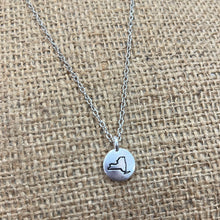 Load image into Gallery viewer, Stamped NY State Necklace