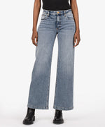 Kut from the Kloth Jean High Rise Wide Leg Clean Hem