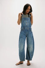 We The Free Good Luck Barrel Overalls