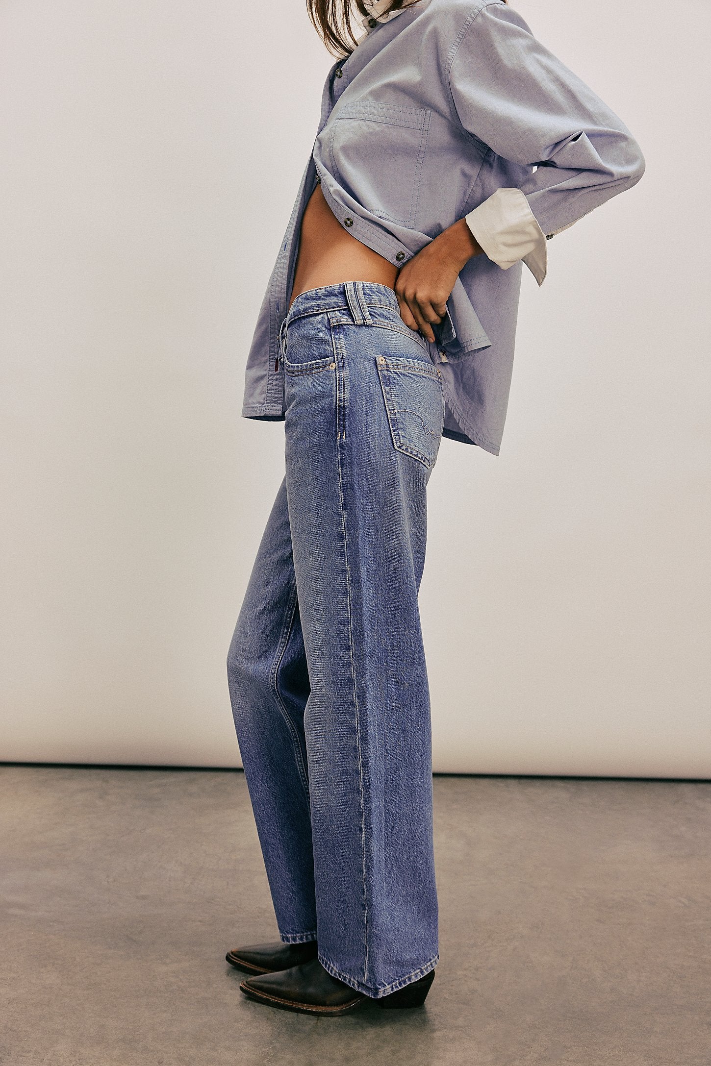 We the Free People Tennessee Low Rise Boyfriend Denim Jeans