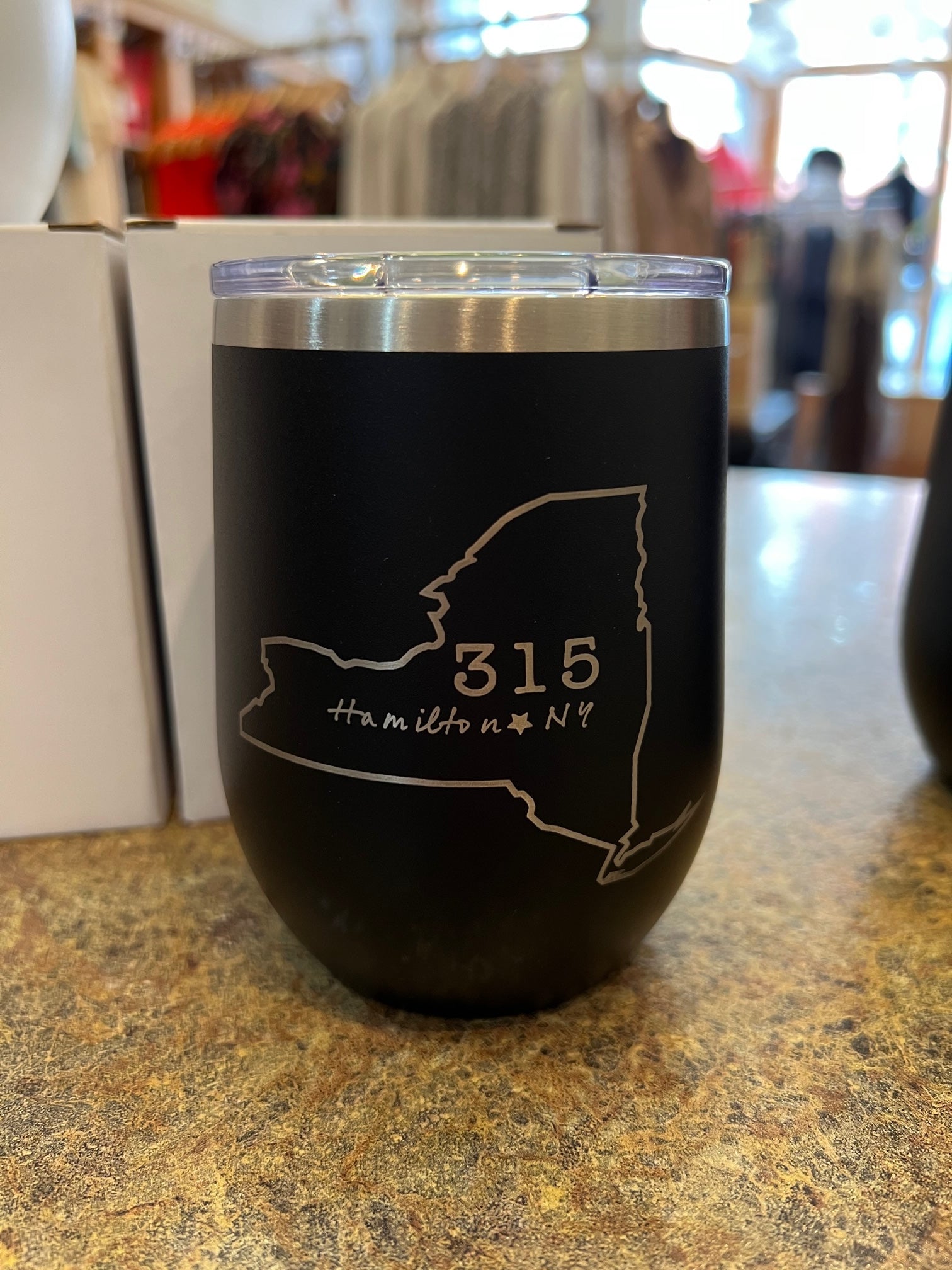 Hamilton, NY 13346 Zip Code or 315 Area Code Wine Tumblers drinkware