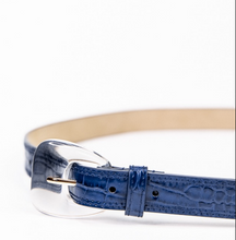 Load image into Gallery viewer, Croc Belt Navy