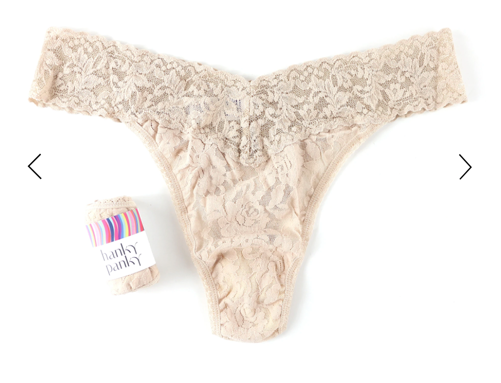 Hanky Panky Original Rise Signature Stretch Lace Thong Hanky Panky Original Rise Signature Stretch Lace Thong