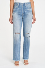Load image into Gallery viewer, Cassie Super High Rise Straight Denim