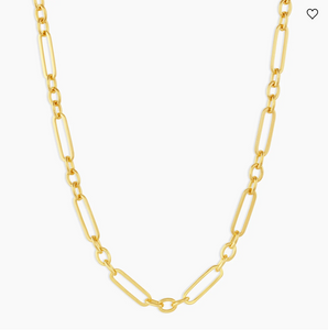 Reed necklace w/Padlock Heart Charm