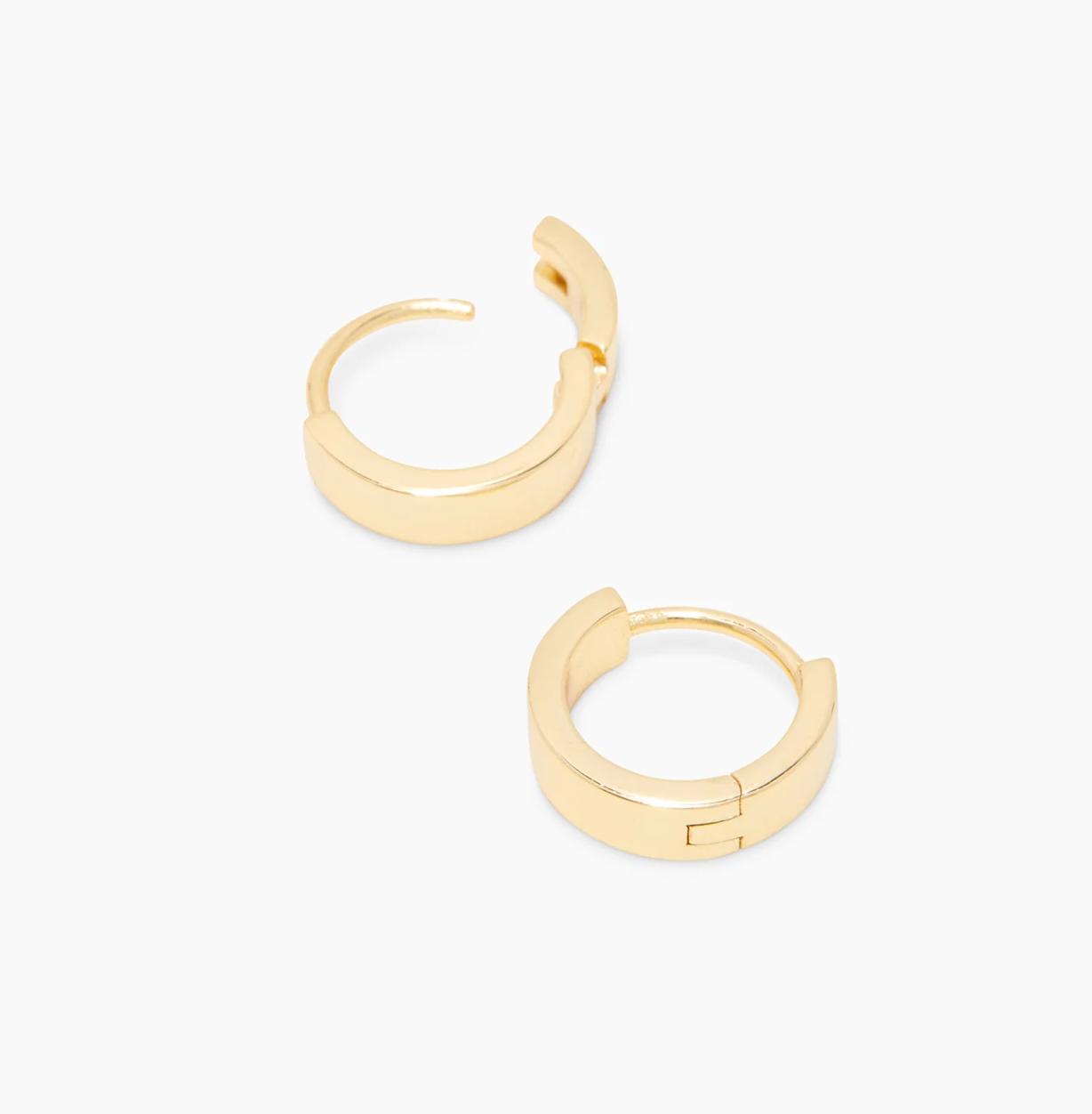 1/2 (Half) inch Gold gorjana Rose Huggie Earrings